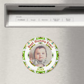 母の日モーマ最高のー男の赤ちゃん写真ギフト マグネット (インサイチュ (食洗機))