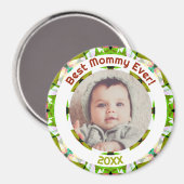 母の日モーマ最高のー男の赤ちゃん写真ギフト マグネット (正面/裏面)
