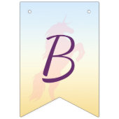 母の日ユニコーンをテーマにしたパーティー バンティングフラッグ (第2の旗)