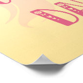 母の日ユニコーンをテーマにしたパーティー ポスター (角)