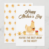 母の日ユーモア ギャグ たまごっち ママ 動物 シーズンカード (正面/裏面)