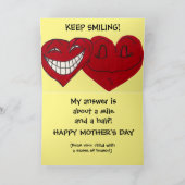 母の日ユーモア シーズンカード (内部)