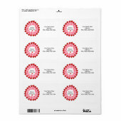 母の日ラベル ラベル (フルシート)