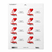 母の日ラベル ラベル (フルシート)