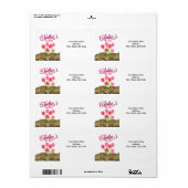 母の日ラベル ラベル (フルシート)