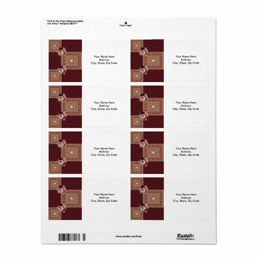 母の日ラベル ラベル (フルシート)