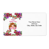 母の日ラベル ラベル (正面)