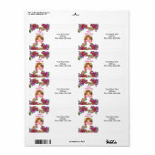 母の日ラベル ラベル (フルシート)