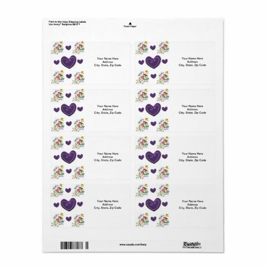 母の日ラベル ラベル (フルシート)