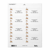 母の日ラベル ラベル (フルシート)