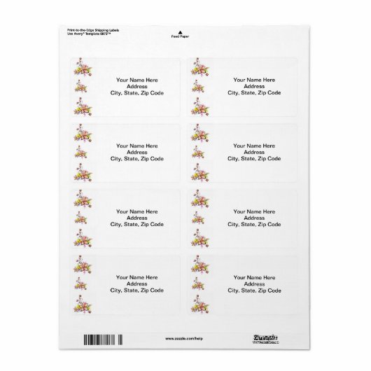 母の日ラベル ラベル (フルシート)