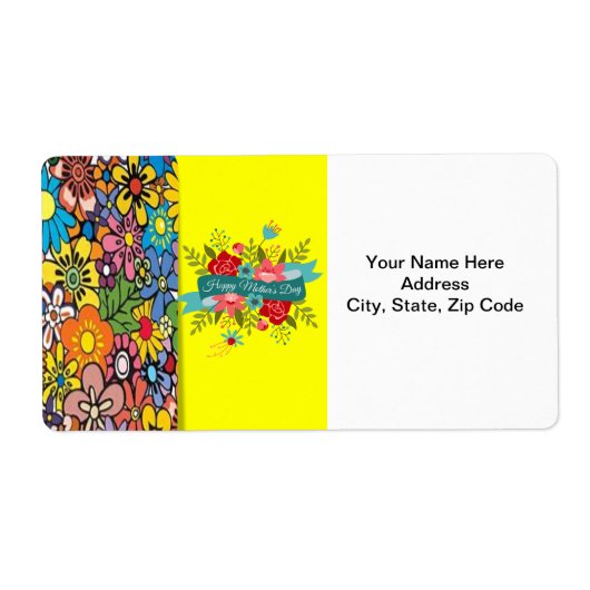 母の日ラベル ラベル (正面)