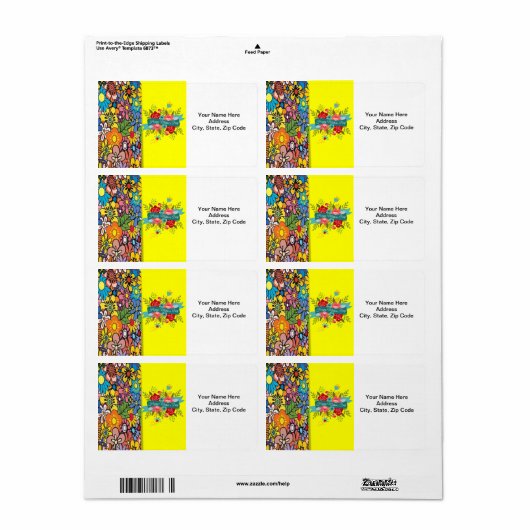 母の日ラベル ラベル (フルシート)