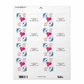 母の日ラベル ラベル (フルシート)