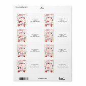 母の日ラベル ラベル (フルシート)