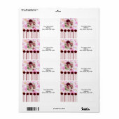 母の日ラベル ラベル (フルシート)