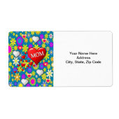 母の日ラベル ラベル (正面)