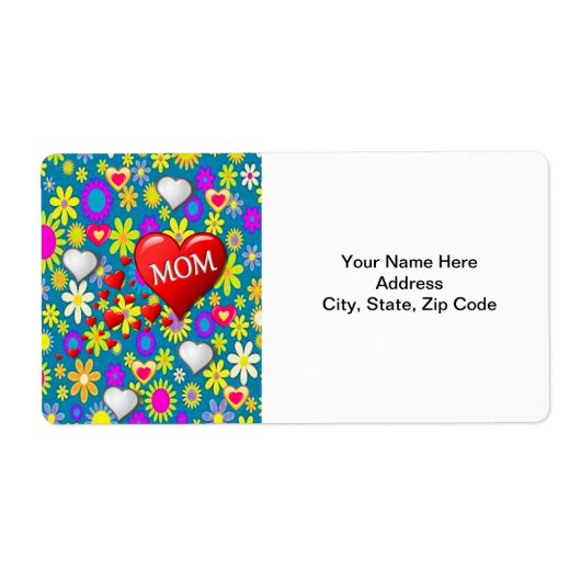 母の日ラベル ラベル (正面)