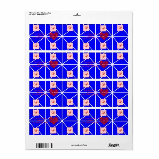 母の日ラベル ラベル (フルシート)