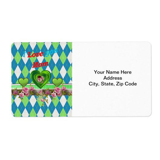 母の日ラベル ラベル (正面)