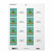 母の日ラベル ラベル (フルシート)