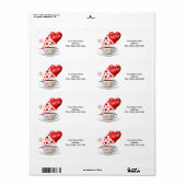 母の日ラベル ラベル (フルシート)