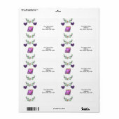 母の日ラベル ラベル (フルシート)