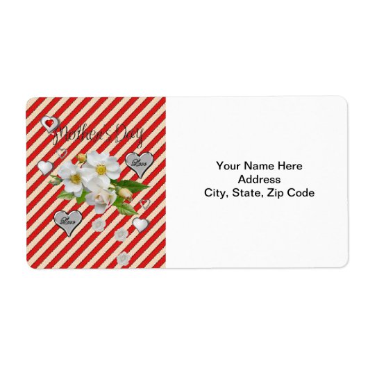 母の日ラベル ラベル (正面)