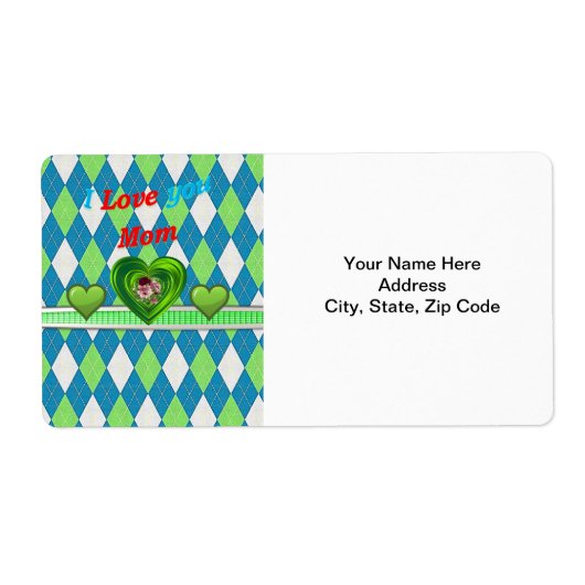 母の日ラベル ラベル (正面)