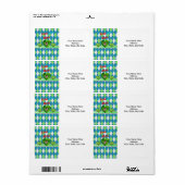 母の日ラベル ラベル (フルシート)