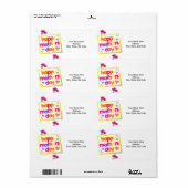 母の日ラベル ラベル (フルシート)