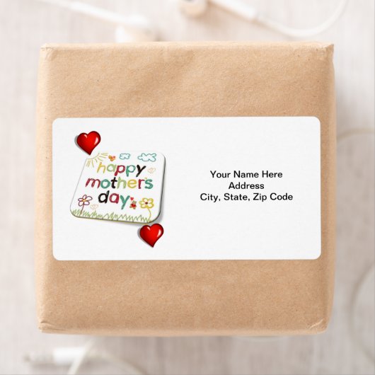 母の日ラベル ラベル (インサイチュ)