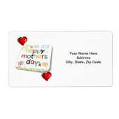 母の日ラベル ラベル (正面)