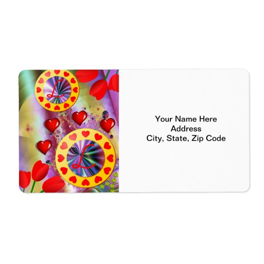 母の日ラベル ラベル (正面)