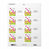 母の日ラベル ラベル (フルシート)