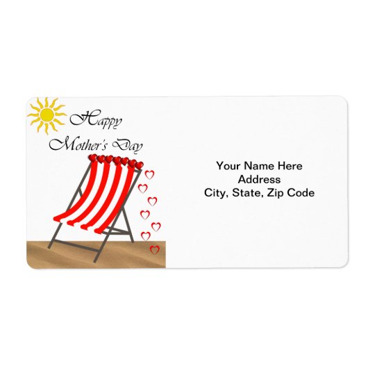 母の日ラベル ラベル (正面)