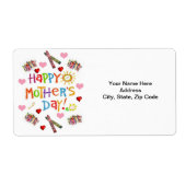 母の日ラベル ラベル (正面)