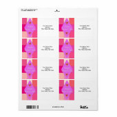 母の日ラベル ラベル (フルシート)