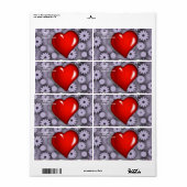 母の日ラベル ラベル (フルシート)