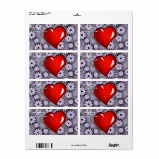 母の日ラベル ラベル (フルシート)