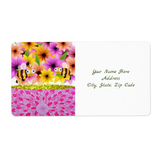 母の日ラベル（昆虫）マルハナバチ ラベル (正面)