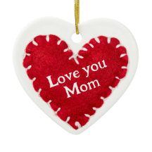 母の日レッド感じハートつるの装飾