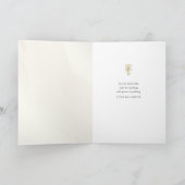 母の日ヴァージンと子ビザンチン カード (内部)