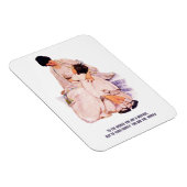 母の日ヴィンテージアートと引用文ギフト マグネット (右側)