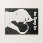 母の日ヴィンテージ母サンキューカード ジグソーパズル (横)