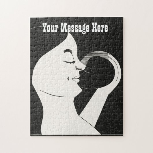 母の日ヴィンテージ母サンキューカード ジグソーパズル (縦)