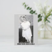母の日人形 ポストカード (スタンド正面)