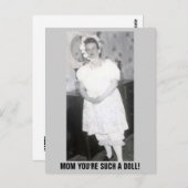 母の日人形 ポストカード (正面/裏面)