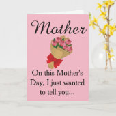 母の日反ナタリストカード カード (黄色い花)