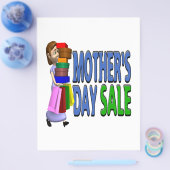 母の日売り チラシ (シングル)